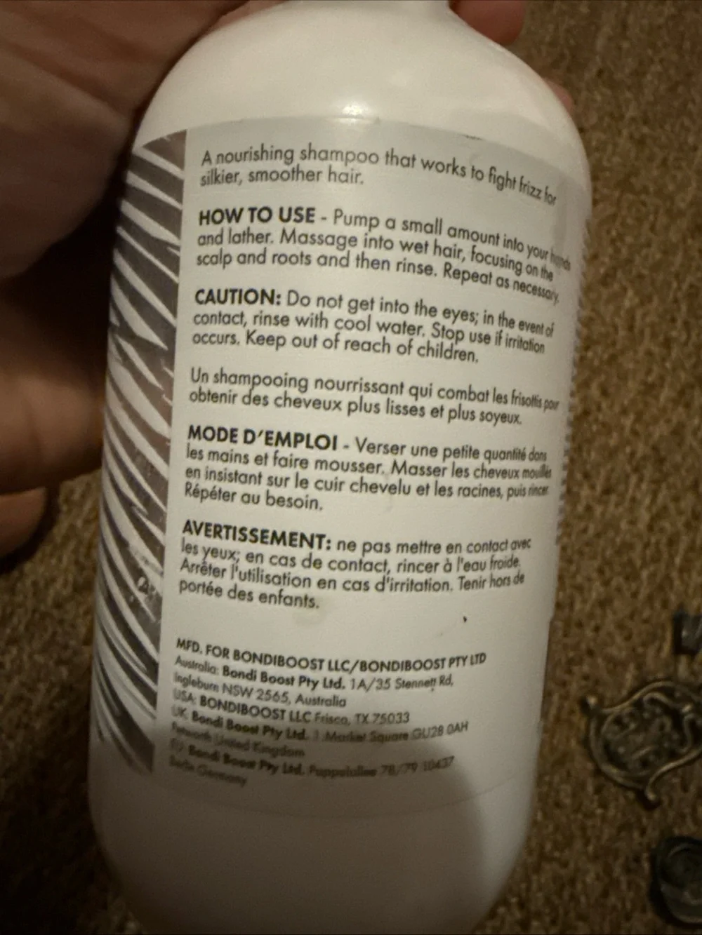 Anti Frizz Shampoo – White